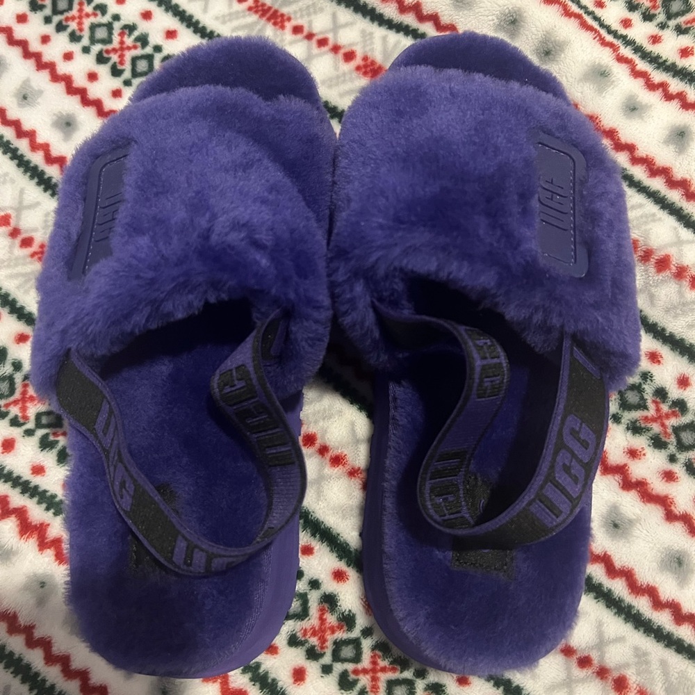 brand new purple ugg slippers